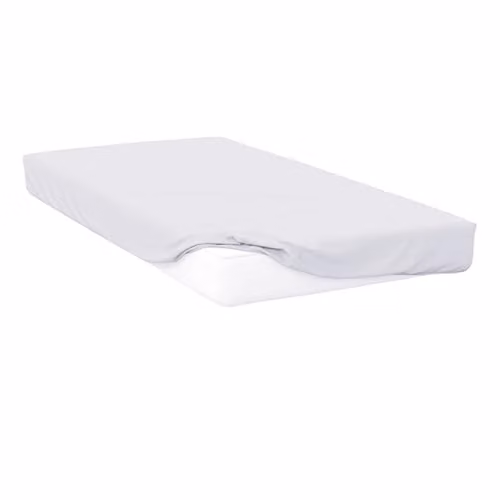 Belledorm Easycare Polycotton Percale 200 Thread Count Fitted Sheet, Mushroom, King, W/D/H: 180 x 200 cm