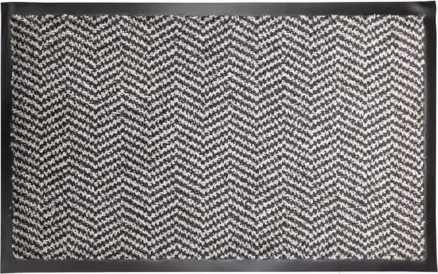 Primeur Luxury Mud Master Rectangular Brushing Mat in Black and Silver