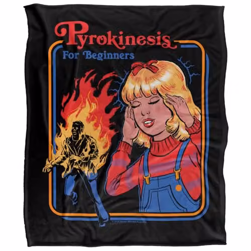 Steven Rhodes Pyrokinesis Silky Touch Super Soft Fleece Throw Blanket, Multicolour, W/D/H: 152 x 127 cm – 5
