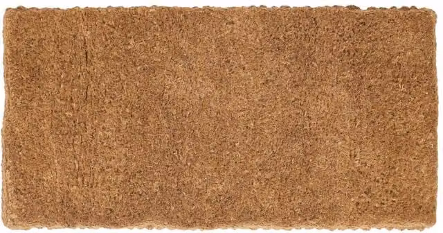 Kelvenix Pack of 2 Brown Coir and Rubber Rectangular Door Mats, W: 120 cm, D: 60 cm – 1