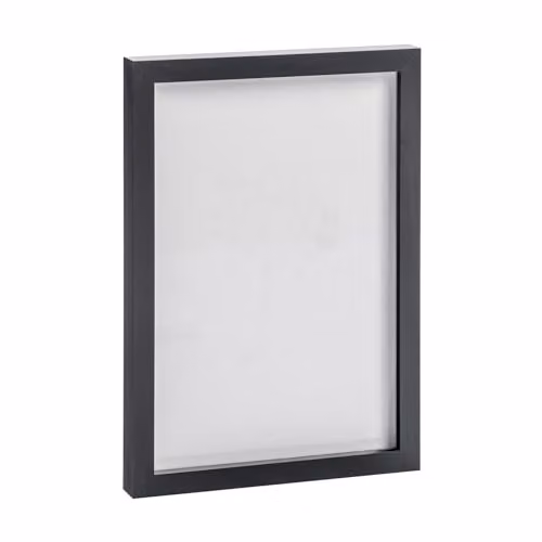 Nicola Spring Black Minimalist Rectangular A4 Photo Frame for Wall Mounting or Freestanding Display, Fits 20 x 30 cm – 1