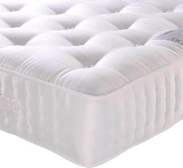 Relyon Ultimate Ortho Support 1500 Extra Firm Pocket Spring Mattress in White, W/D/H: 140 x 200 x 30 cm