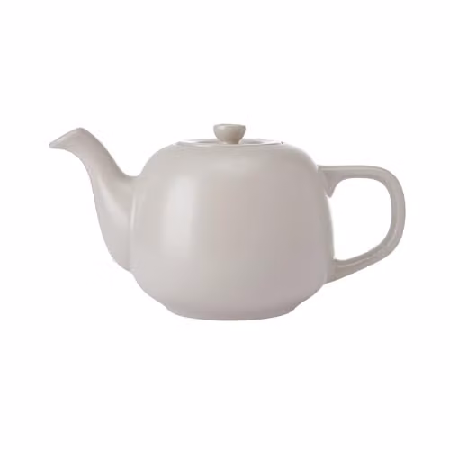 La Cafetiere Ceramic Stoneware Teapot in Beige, 600ml