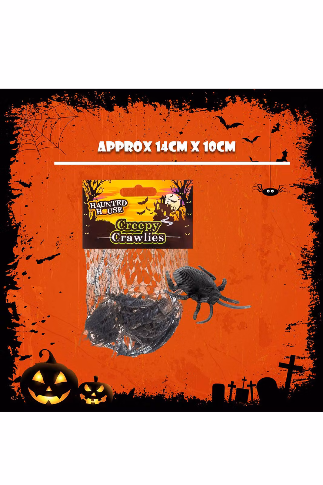 VFM e-Store Halloween Creepy Crawlies Set in Black – 2