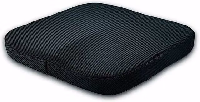 PAWNORA Contoured Memory Foam Seat Cushion for Adults in Black