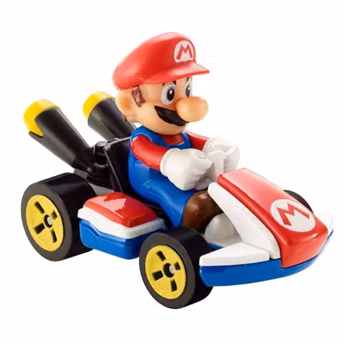 Mattel Hot Wheels Mario Kart Mario Standard Kart Red 1:64 Scale Die-Cast Vehicle – 2