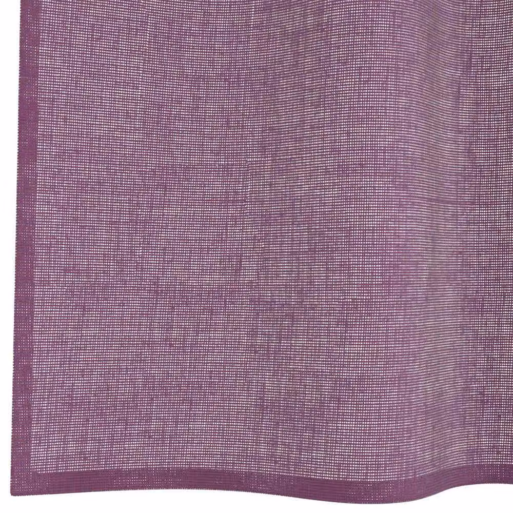 Berkfield Home Purple Voile Fabric Panel Curtains with Tabs, 2 Pack, W: 140 cm, H: 175 cm – 5