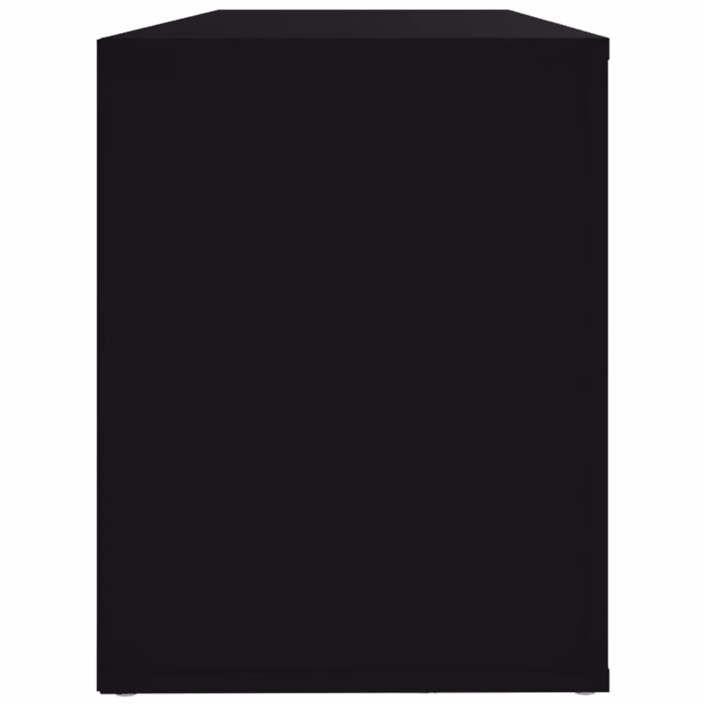 Berkfield Home Black Modern Shoe Cabinet with Integrated Seat, W/D/H: 100 x 35 x 45 cm – 3