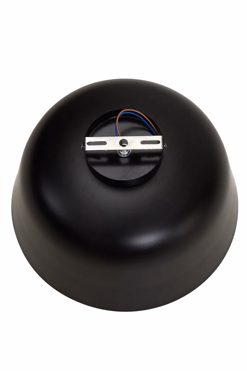 Living and Home Black Metal Dome Pendant Light with E27 Lampshade – 3