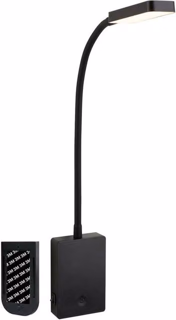 Briloner Sticklights Rechargeable LED Wall Light, Black, W/D/H: 50 x 6 x 3 cm – 1