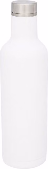 Avenue Pinto Copper Vacuum Insulated Bottle in White, 0.77 l