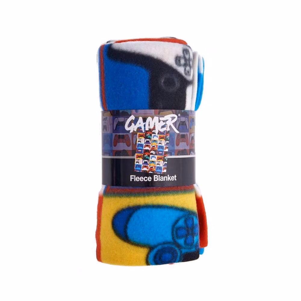 Gamer Levels Multicolour Fleece Game Controller Crib Blanket – 2