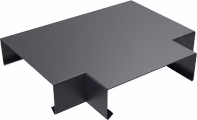 ARP Aluminium Coping T Junction for 301-350mm Wall, 410mm, Anthracite Grey (7016 Matt)