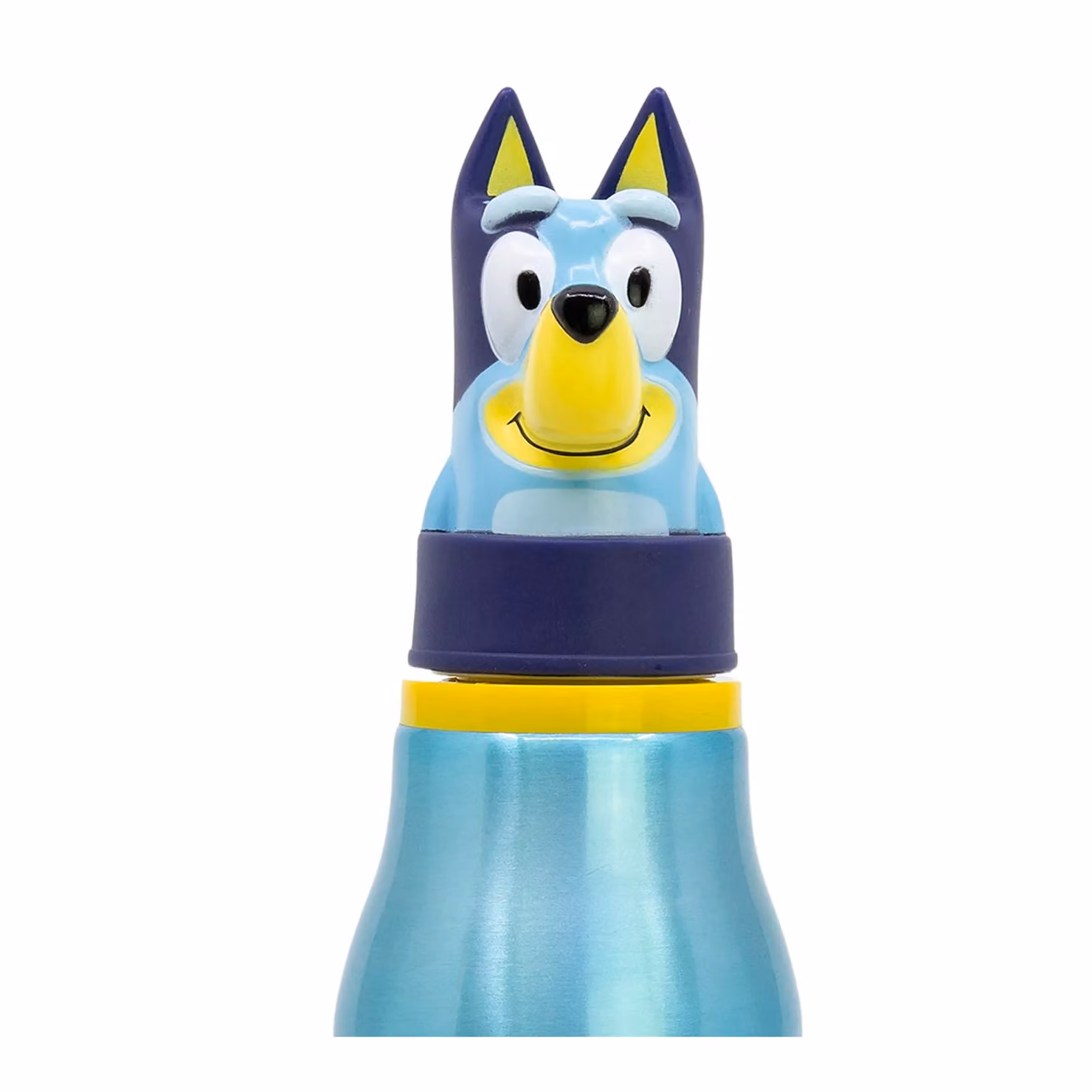 Bluey Multicolour 3D Aluminium Straw Bottle for Children, BPA Free, 690 ml – 2