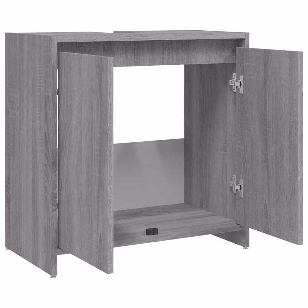 Berkfield Home Grey Sonoma Bathroom Cabinet, W/D/H: 60 x 33 x 61 cm – 3