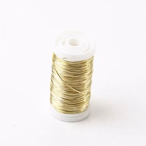 Oasis Shiny Gold Metal Reel Wire 9460