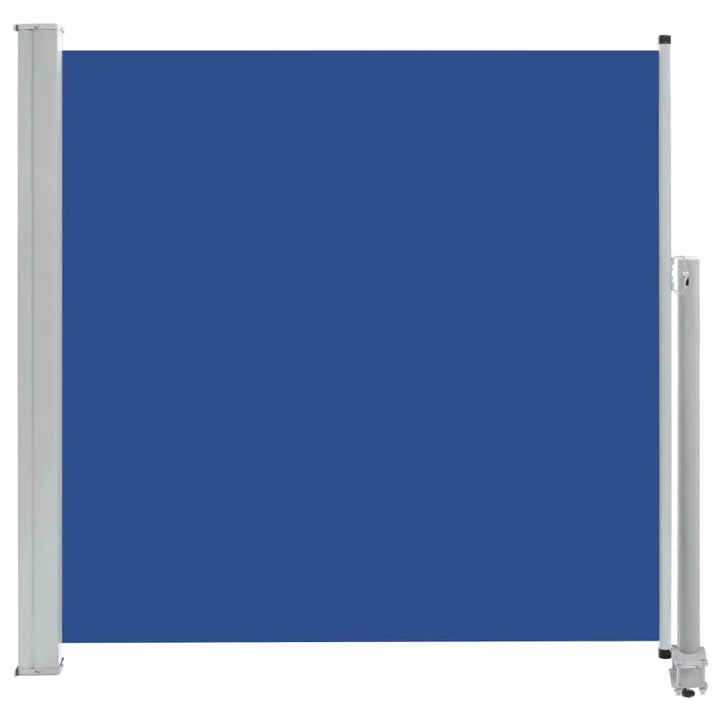 Berkfield Home Blue Retractable Side Awning with Manual Pull, W/H: 300 x 160 cm – 2