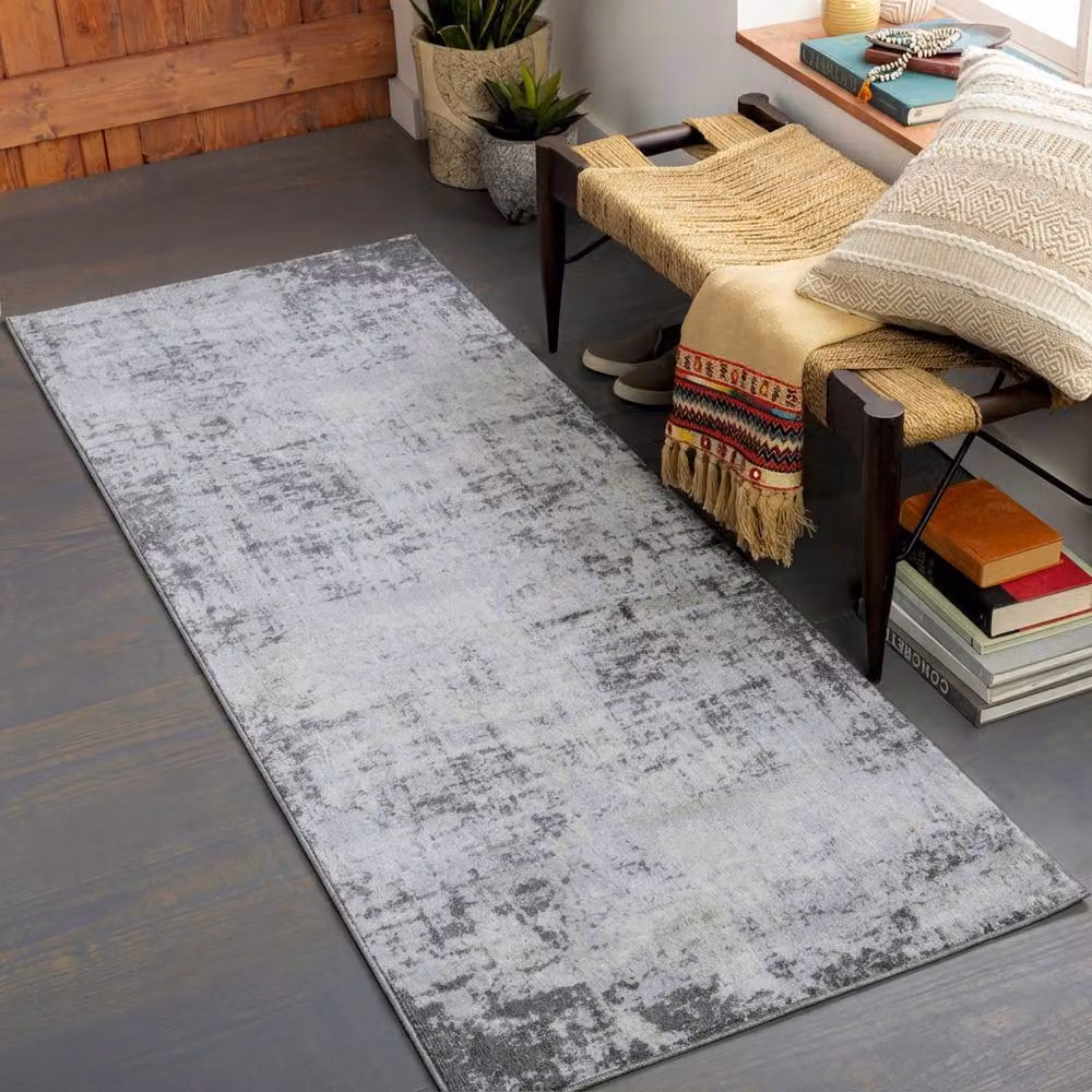 Livabliss Floransa Abstract Modern Marble Living and Dining Room Rug in Grey and Beige, W: 120 cm, L: 170 cm – 3