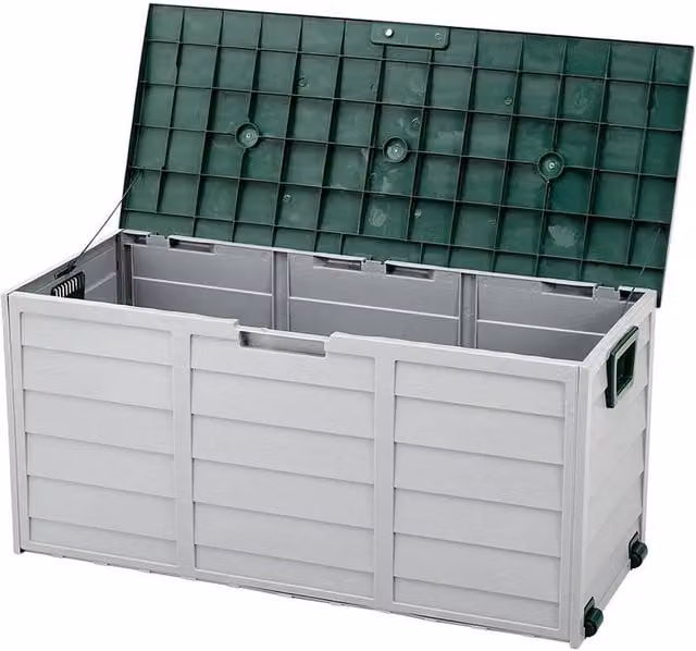Kelvenix Large Outdoor Storage Box, 290L, Grey – 1