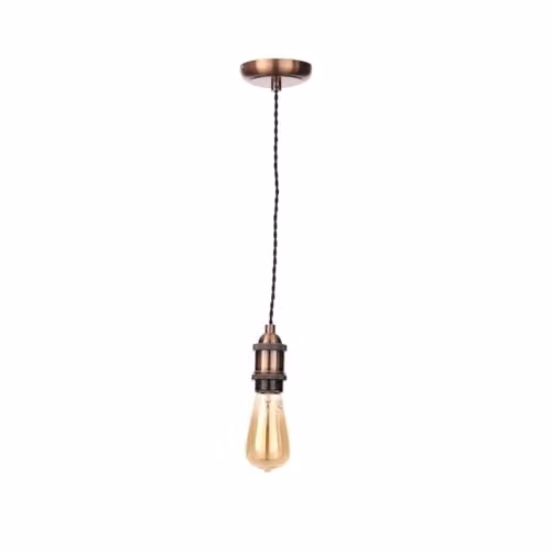 InLight Dale Suspended Pendant Light in Antique Copper