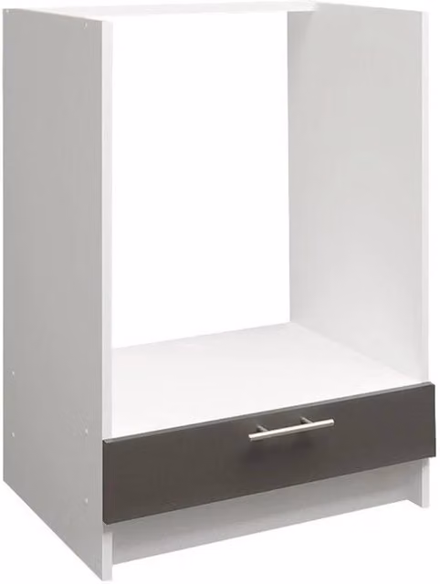 SPETLEK Modern White Matt MDF Kitchen Appliance Housing Unit, W/D/H: 60 x 60 x 60 cm – 1