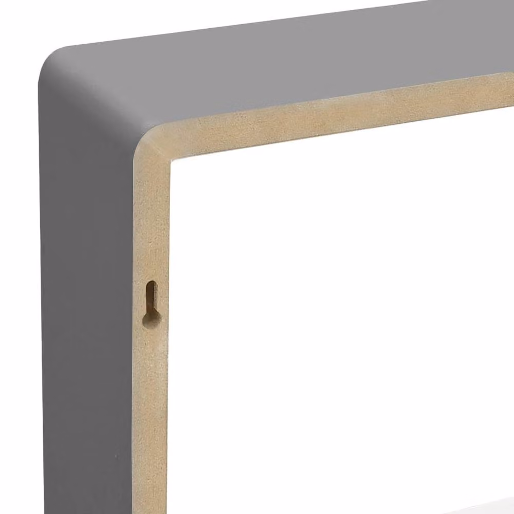 Berkfield Home Wall Mounted Cube Shelves, 3 Piece Set in Grey MDF – 6