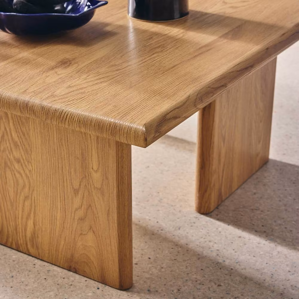 sweeek Modern Square Coffee Table in Brown, W/D/H: 80 x 80 x 36 cm – 4