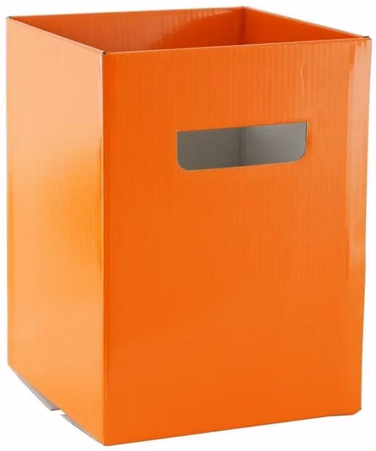 KDMD Pearlised Orange Bouquet Box, Pack of 10, W/D/H: 18 x 18 x 24.5 cm – 1