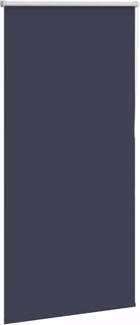 Berkfield Home Marine Blackout Roller Blind, Blue Polyester, W: 70 cm, H: 150 cm