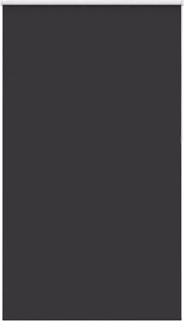 Berkfield Home Blackout Roller Blind, Black Polyester, W: 121.6 cm, H: 230 cm – 1