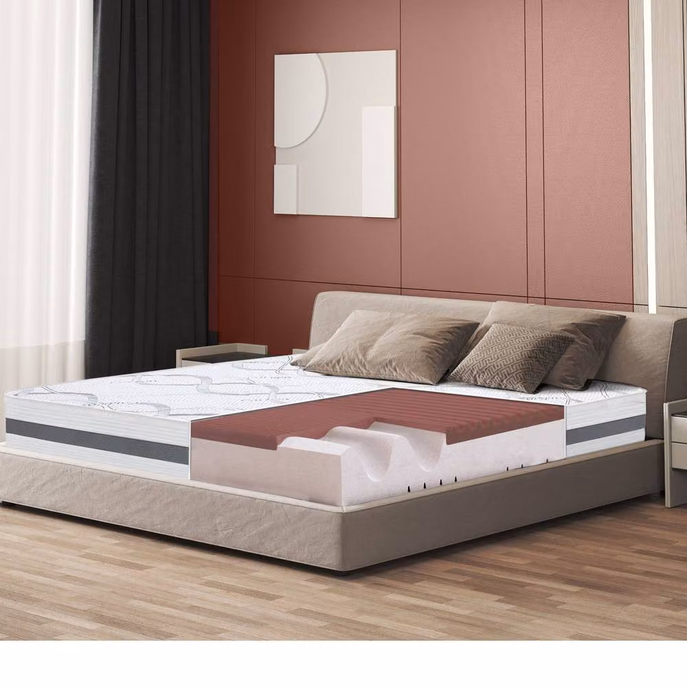 The White Stone Super King Memory Foam Mattress in White, Height: 27 cm – 2