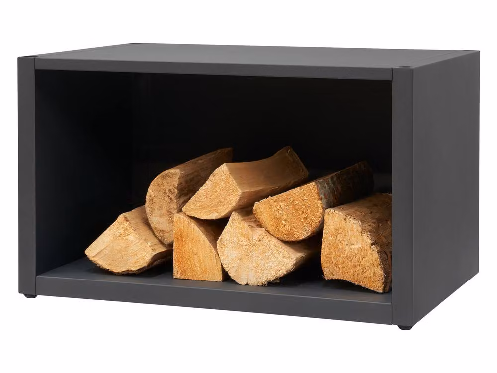 OKO S3/S4 Bio Ethanol Stove Log Store in Charcoal Grey – 2