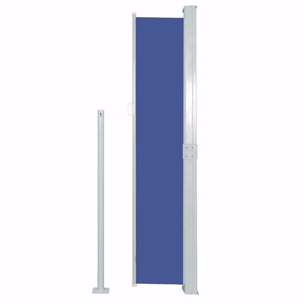 Berkfield Home Retractable Side Awning in Blue, W/H: 300 x 140 cm – 2
