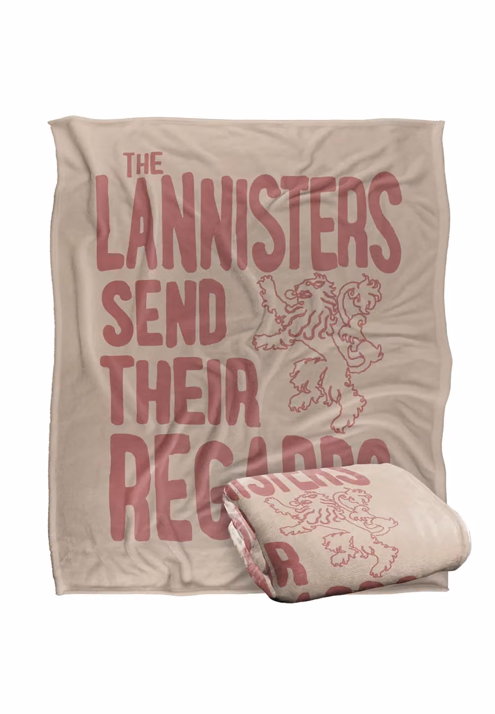 Warner Brothers Game Of Thrones Officially Licensed Silky Touch Super Soft White Throw Blanket W/D/H: 152 x 127 cm – 2