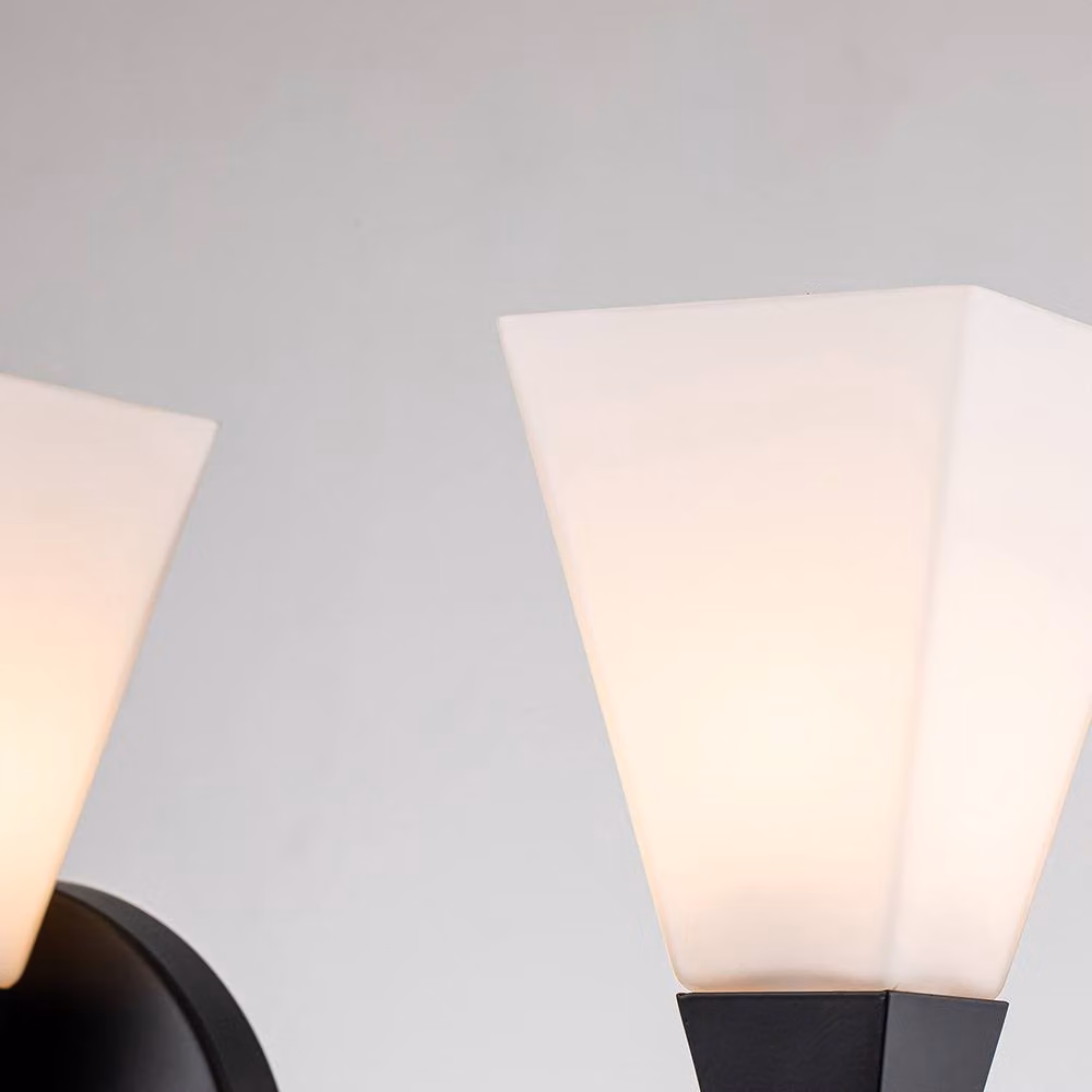 Netlighting Bowtie 3 Light Bathroom Wall Lamp in Matte Black with IP44 Rating – 2