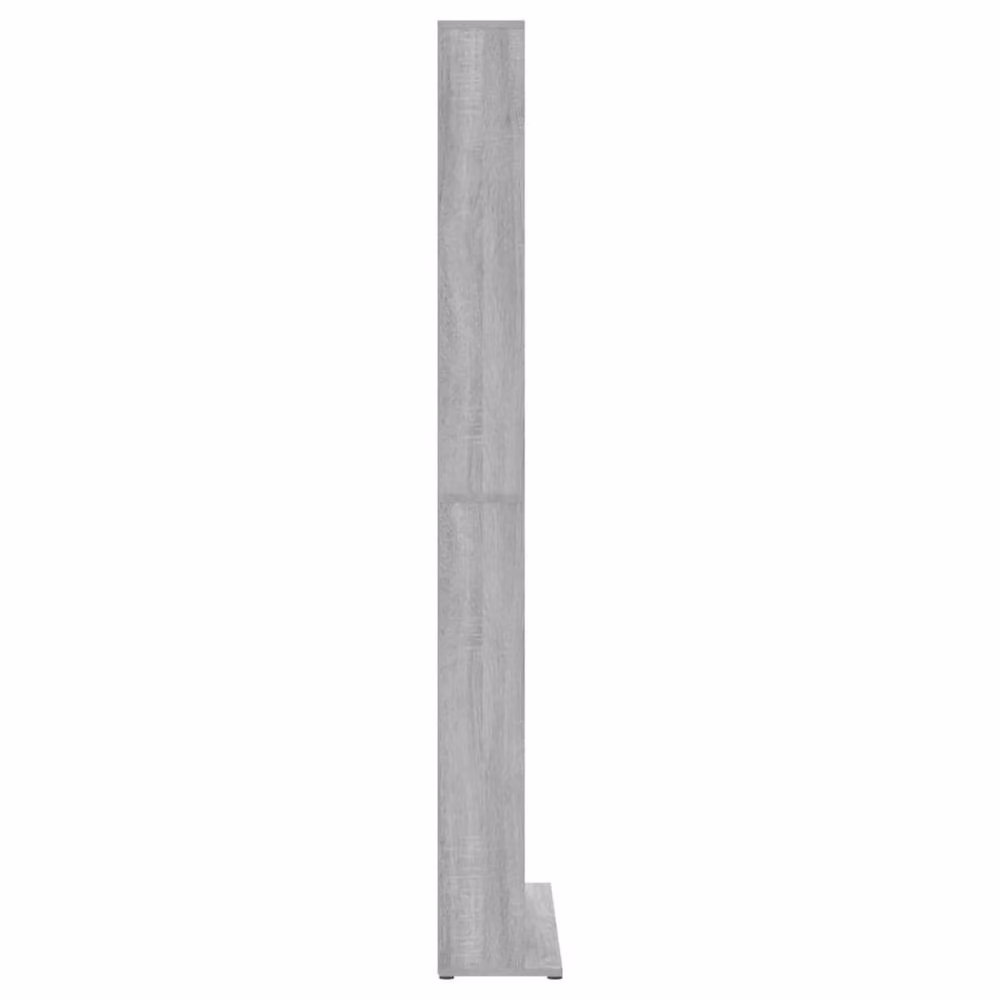 Berkfield Home Sonoma Grey CD Cabinet, W/D/H: 102 x 23 x 177.5 cm – 2
