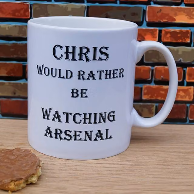 Uniqueful Personalised Would Rather Be Mug in White – 1