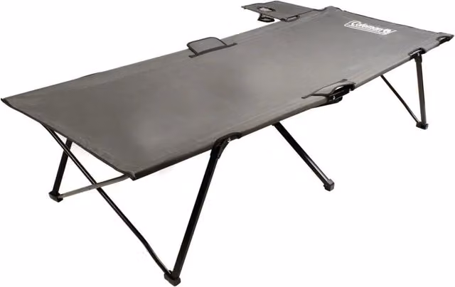 Coleman Packaway Steel Camping Folding Bed in Grey