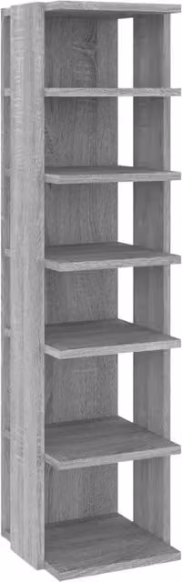 Berkfield Home Set of 2 Grey Sonoma Shoe Racks, W/D/H: 27.5 x 27.0 x 102.0 cm – 1