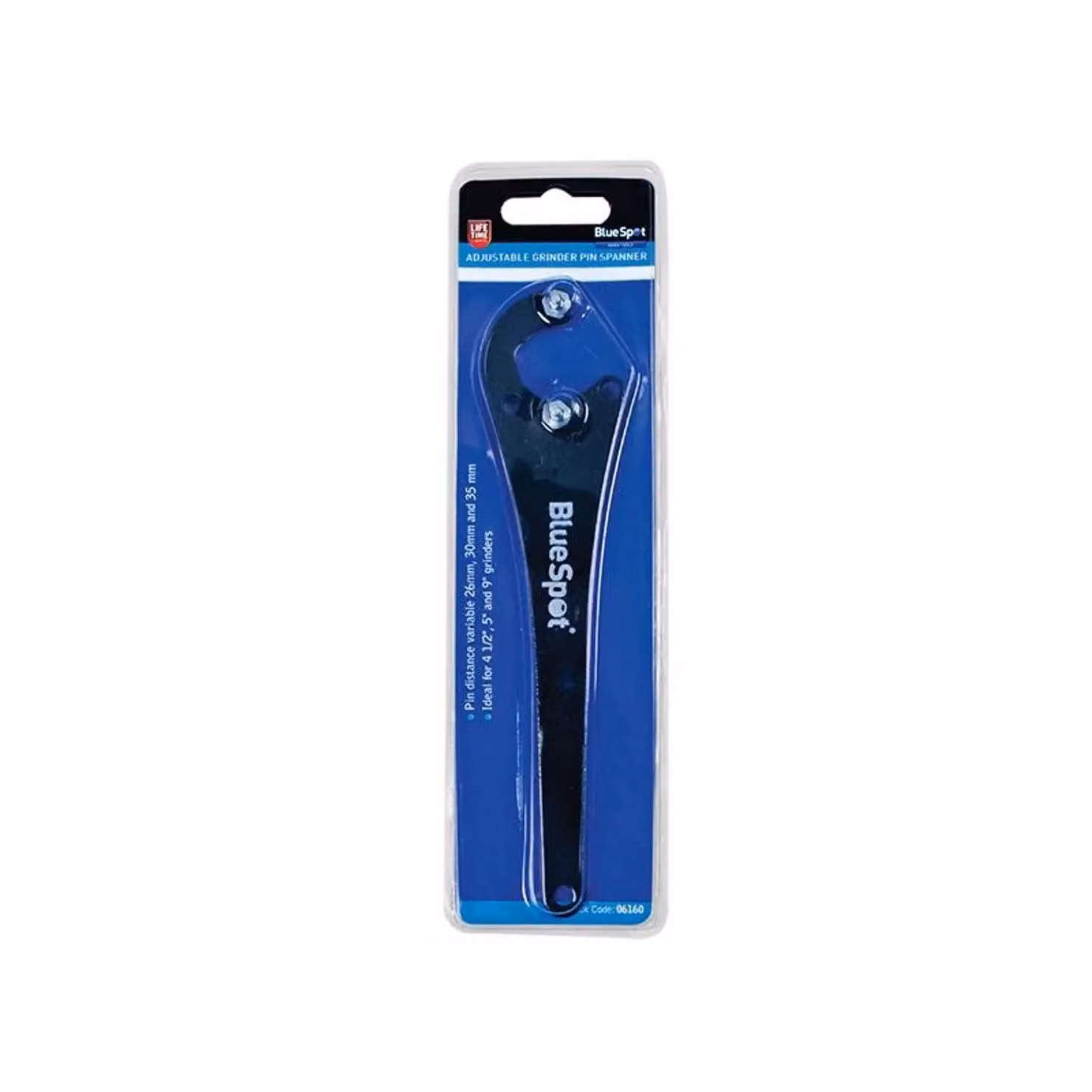Bluespot Tools Adjustable Grinder Pin Spanner in Black and Multicolour – 2