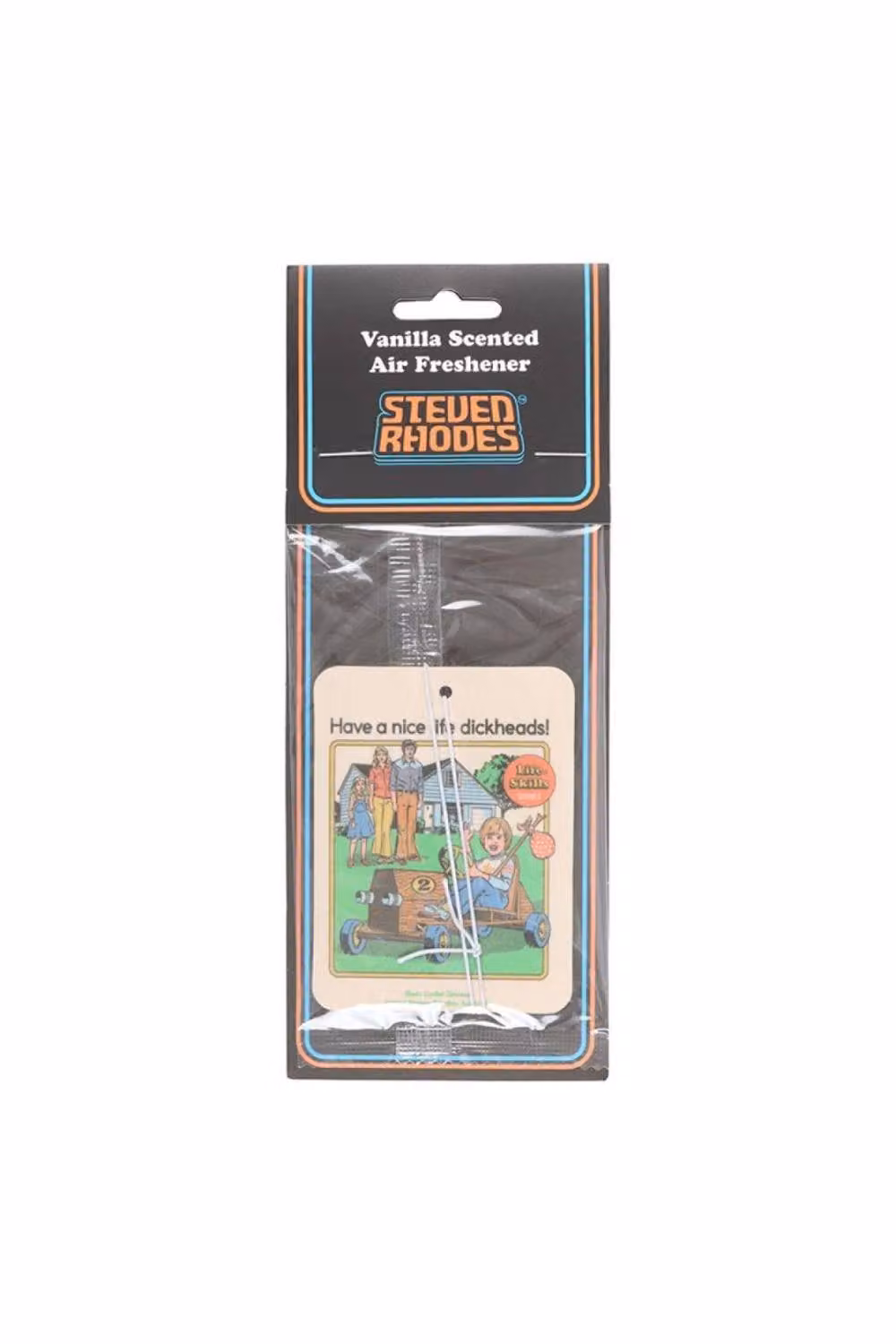 KDMD Have a Nice Life Vanilla Air Freshener Retro Gift by Steven Rhodes in Beige and Multicolour – 2