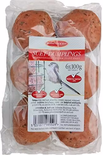 Johnston & Jeff Suet Dumplings for Wild Birds, 100g