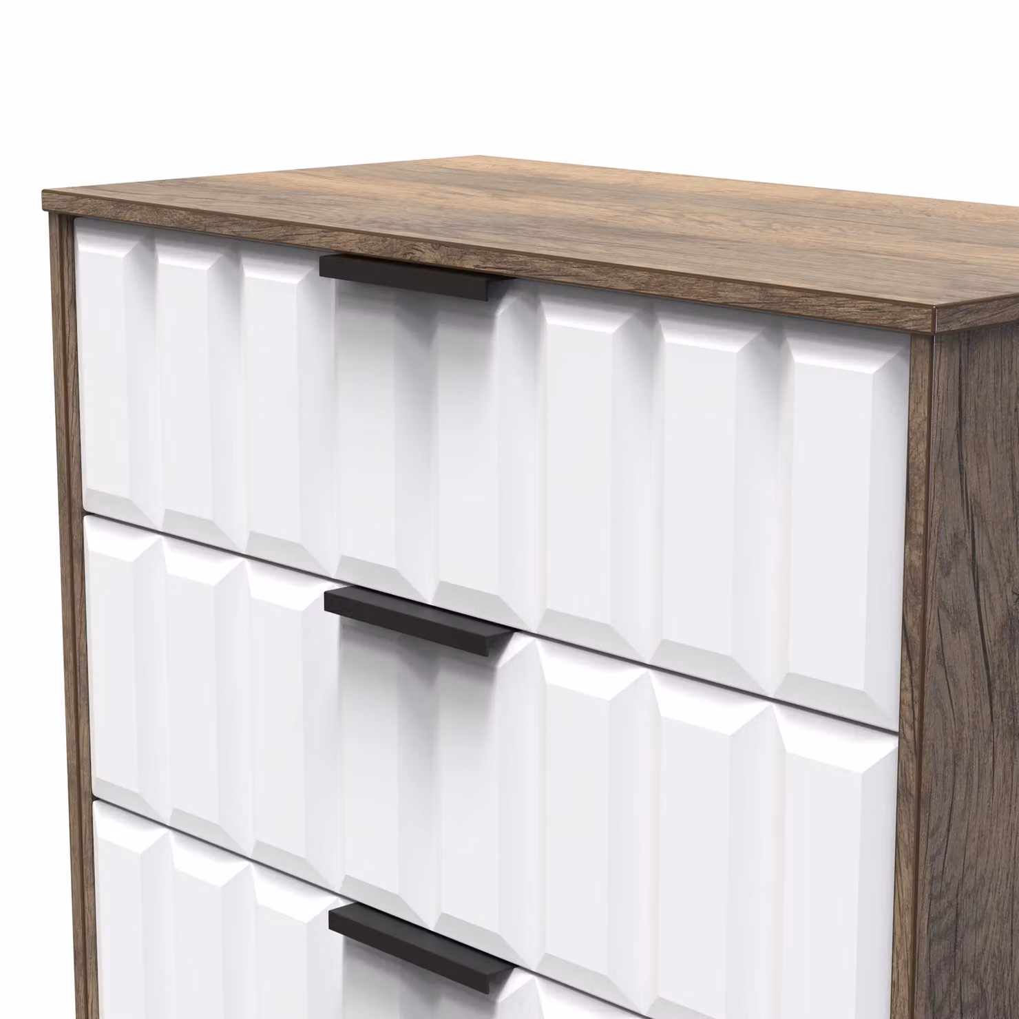 Ready Assembled 2 U Seattle 3 Drawer Deep Chest in Dark Brown – 3