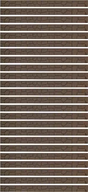 Garden Gear EZ Edging Eco Friendly Stone Effect Garden Border in Brown