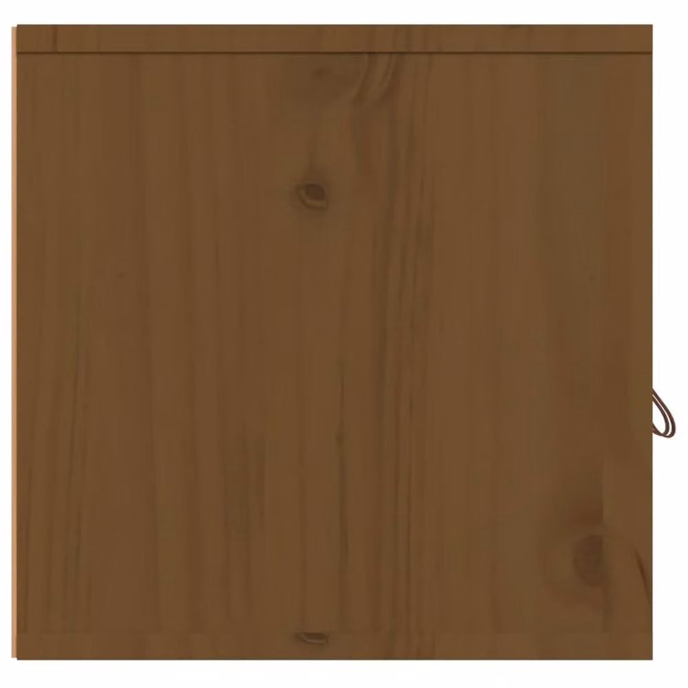 Berkfield Home Wall Cabinet in Honey Brown Solid Wood Pine, W/D/H: 80 x 30 x 30 cm – 3