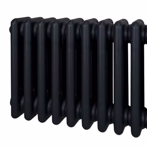 Monster Shop Traditional 3 Column Radiator in Matt Black, H 146 cm x W 60 cm x D 10 cm – 5