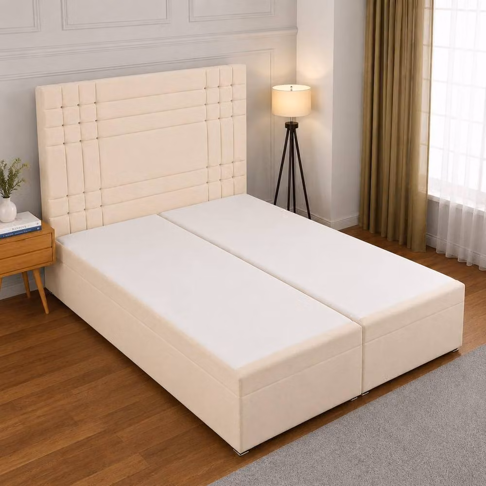 Soft Snooze Beds Modern Ottoman Storage Bed with Panelled Headboard in Pink, W/D/H: 120 x 200 cm – 2