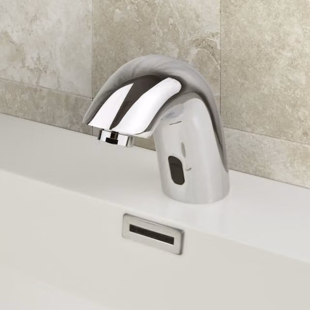 Nes Home Chrome Automatic Infrared Sensor Basin Mixer Tap in Silver
