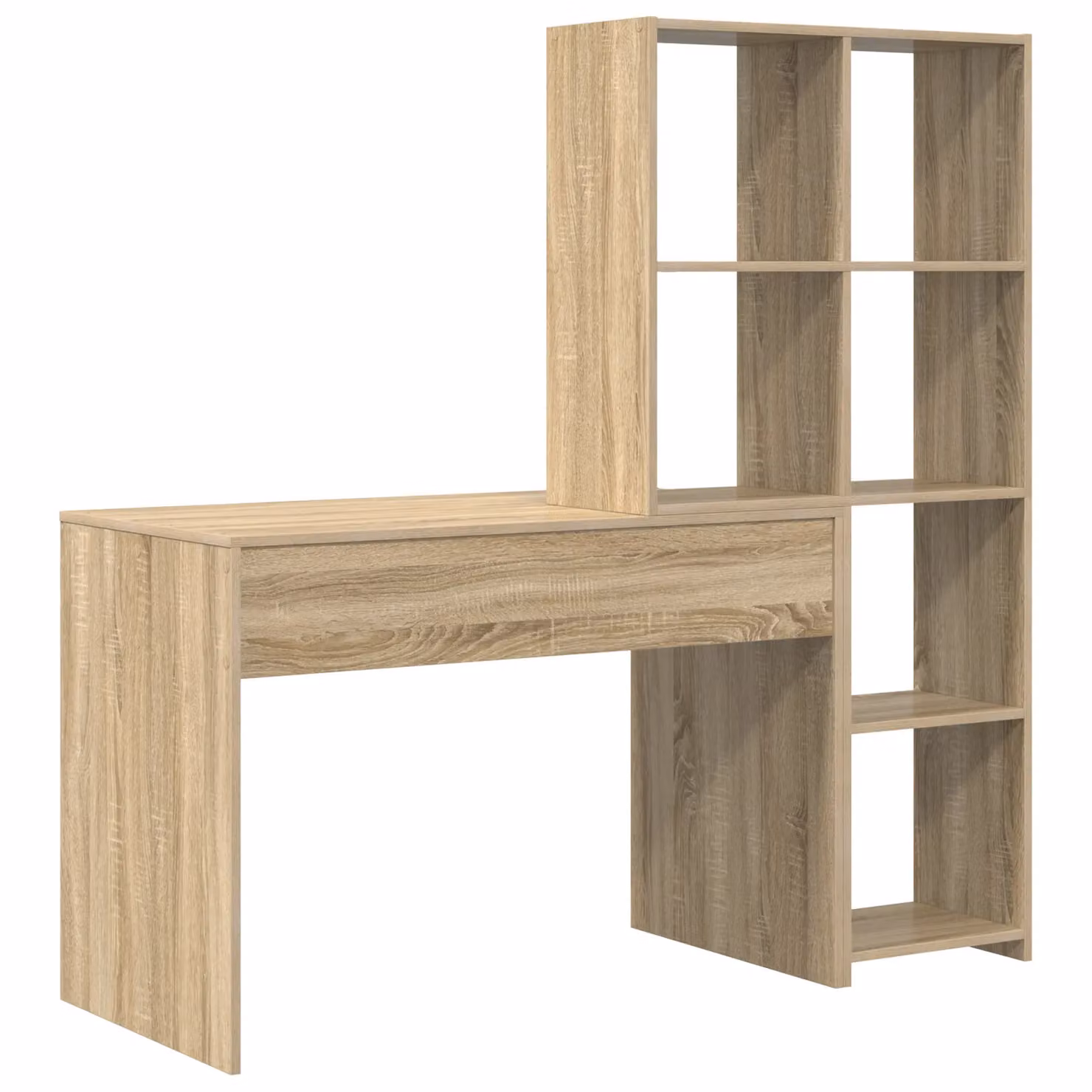 Berkfield Home Modern Storage Shelf with Sonoma Oak Finish in Brown – 3