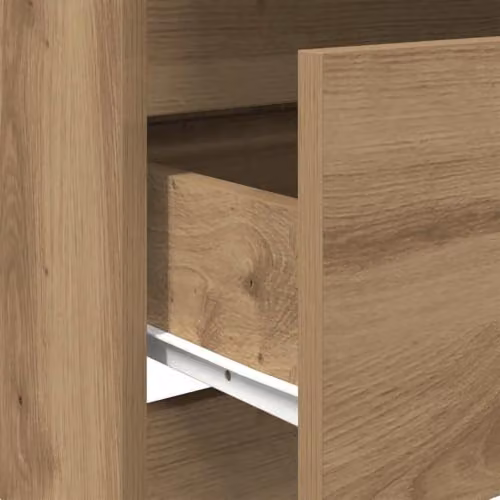 vidaXL Modern Sideboard in Brown Engineered Wood, W: 60 cm, D: 35 cm, H: 76 cm – 4